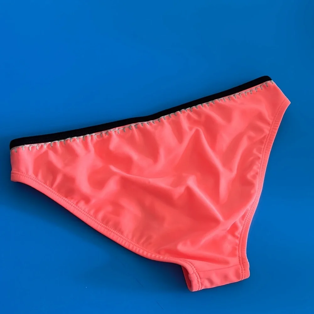 Coral Peach Smoothie Swimwear Bikini Bottom - Picture 6 of 9